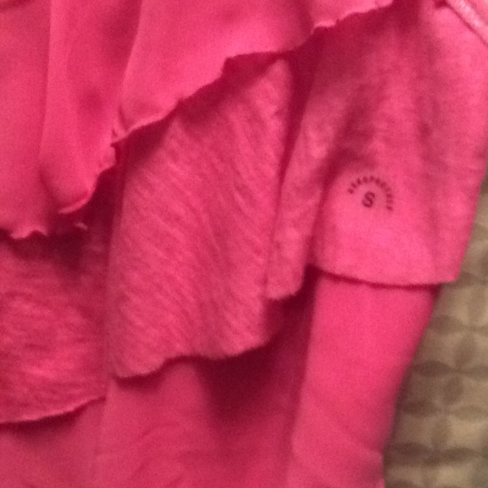 Aeropostale Ruffle Pink Top - Picture 4 of 4